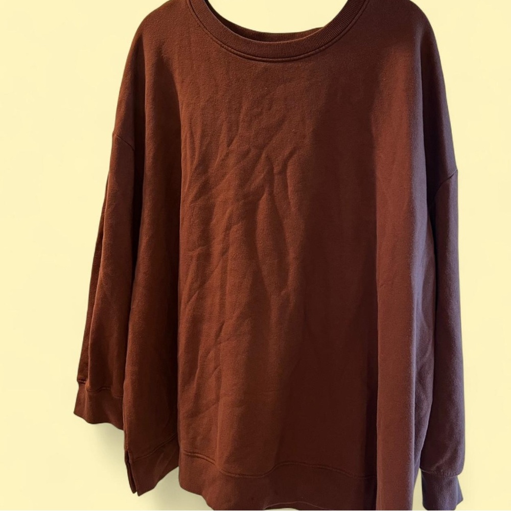 Terra & Sky Chocolate Brown Top